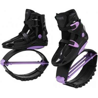 Kangoo Jumping Kangaroo Boots černo-fialové 45-75 kg – Zboží Dáma
