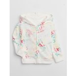 Gap Baby mikina na zip Bílá – Zboží Dáma