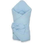 New Baby Mušelínová šněrovací zavinovačka blue – Zboží Mobilmania