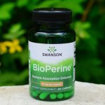 Swanson Bioperine Piperin černý pepř 10 mg x 60 kapslí – Hledejceny.cz