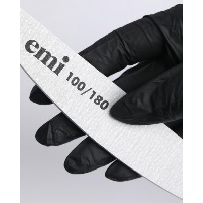 E.Mi Pilník zebra Oval 100/180 na umělé nehty – Zboží Dáma