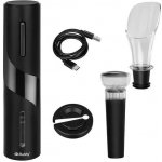 Ruhhy 27312 Automatický elektrický otvírák na víno 4 v 1, USB, černý – Sleviste.cz