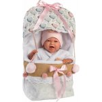 Llorens 74018 NEW BORN realistická miminko se zvuky a měkkým látkovým tělem 42 cm – Hledejceny.cz