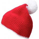 Pletená čepice s kontrastním pruhem a bambulí MB7964 Tmavě šedá žlutá – Sleviste.cz