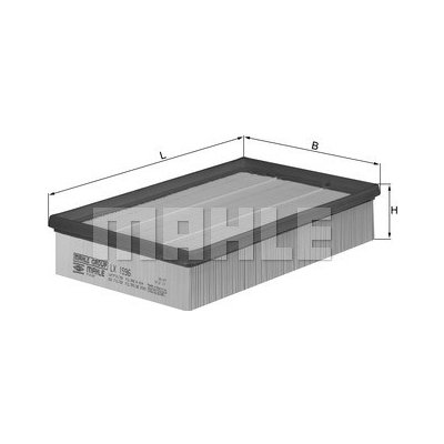 MAHLE ORIGINAL Vzduchový filtr LX1596 – Hledejceny.cz