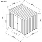 Aga MR4050 238 x 202 x 194 cm tmavě šedý – Sleviste.cz