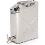 Falcon bezpečnostní kanystr z nerezu se stáčecím kohoutem 20 litrů – Sleviste.cz