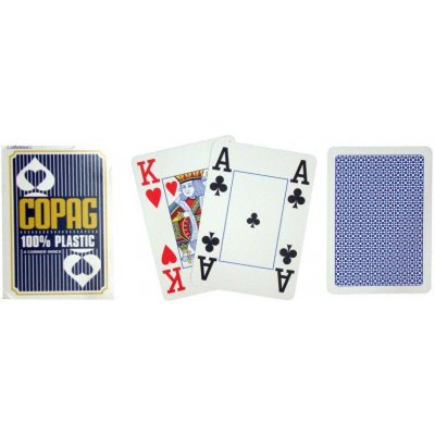 Cartamundi COPAG Poker Jumbo 4 rohy Blue – Zboží Dáma