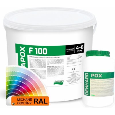 Denapox F100 4 kg + 0,25 kg světle šedá – Zboží Mobilmania