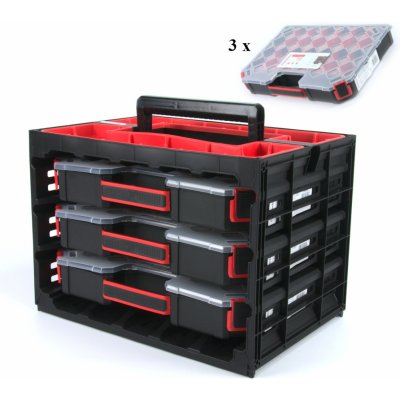 Prosperplast Tager Case s 3 organizéry 415 x 290 x 290 cmmm – Zboží Dáma