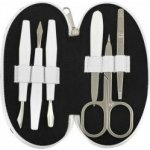 Dup manikúra Zora 6 dílná červený nylon s tečkami 230404-010 – Zboží Dáma