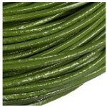 Kožený kord zelený, 1 mm (1 m) – Zboží Dáma