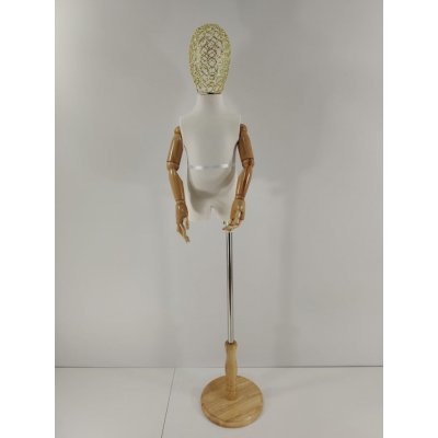 Dětská krejčovská figurína s pohyblivými dřevěnými rukami – Zboží Dáma