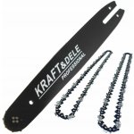 Kraft & Dele vodící lišta + 2 řetězy 40cm 3/8 KD10152 – Zboží Dáma