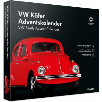 Franzis Popron.cz adventní kalendář VW Brouk se zvukem červený 1:43