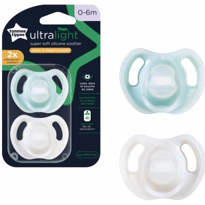 Tommee Tippee šidítko silikon Ultralight 433459TT 2 ks