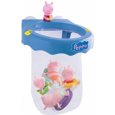 IMC Toys 360112PP - Síťka na koupání s figurkami prasátka Peppy