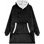 Verk 24558 Televizní mikina s kapucí oversize černá – Zbozi.Blesk.cz