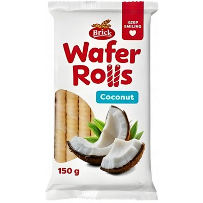 Brick Trubičky plněné kokos 150 g – Sleviste.cz