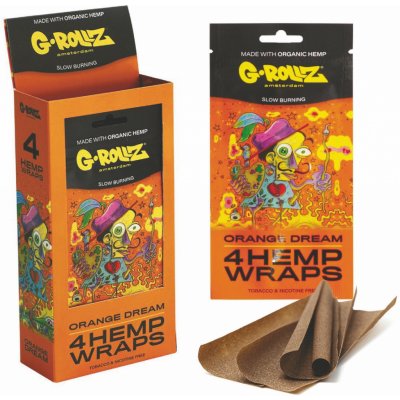 Grollz Hemp Wrap konopný blunt orange dream 4 ks – Zboží Dáma