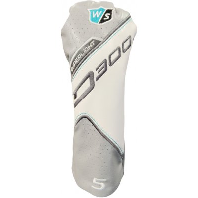 Wilson Staff Wilson D300 headcover na fairwayové dřevo č.5 bílo / šedý – Zboží Mobilmania