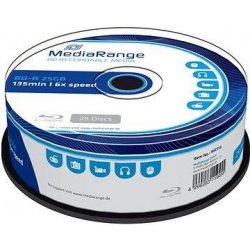 MediaRange BD-R 25GB 6x, spindle, 25ks (MR514)