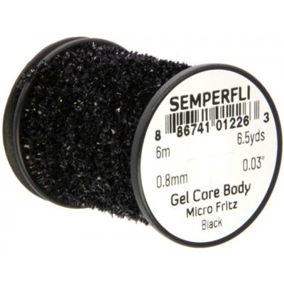 Semperfli Šenylka Gel Core Body Micro Fritz Black 0,8mm – Hledejceny.cz