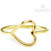 Prsteny Adanito BRR0752G zlatý srdce