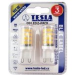 Tesla LED G9000330-5PACK, žárovka , G9, 3W, 230V, 300lm, 15 000h, 3000K teplá bílá, 360° 2ks v – Hledejceny.cz