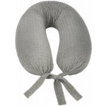 Jožánek Velký kojicí a těhotenský polštář z MINKY s nastavitelnou výplní šedý – Zboží Mobilmania