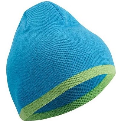 Myrtle Beach beanie with Contrasting Border Tyrkysová Zelená limetková – Hledejceny.cz