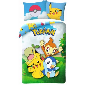 Halantex bavlna povlečení Pokémon Pikachu bavlna 140x200 70x90