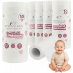 BOCIOLAND Bavlněné ručníčky na jedno použití pro miminka 20x23 cm, 50 ks – Hledejceny.cz