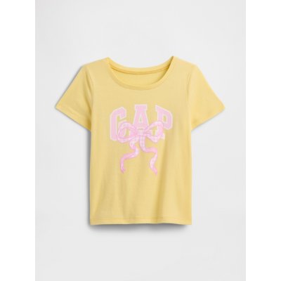 GAP Baby tričko s logem Žlutá – Zboží Dáma