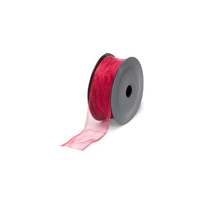 Stuha organza bordó – Zboží Mobilmania