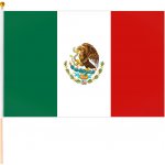 Mexická vlajka 45x30cm – Zboží Dáma