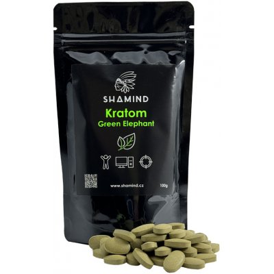 Shamind Lisovaný Kratom Green Elephant 100 g – Zbozi.Blesk.cz