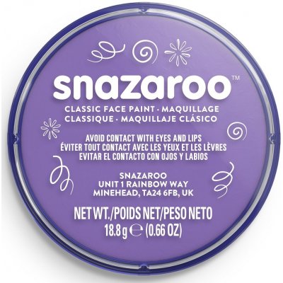 Barva na obličej 18 ml fialová Lilac – Zboží Mobilmania