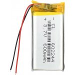 Li-Pol baterie 500mAh, 3.7V, 602244 – Zboží Živě