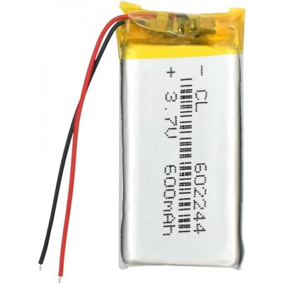 Li-Pol baterie 500mAh, 3.7V, 602244 – Zboží Živě