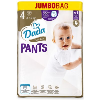 Dada JUMBOBAG extra care PANTS 4 8-15kg 78ks – Zboží Dáma