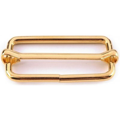 Pro Háčkování Posunovač na popruh 17 x 38 mm zlatý – Zboží Dáma