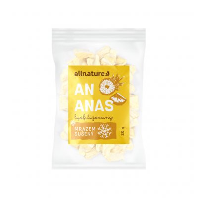 Allnature Ananas sušený mrazem kousky 20 g – Hledejceny.cz