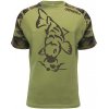 Rybářské tričko, svetr, mikina Carp Servis Tričko kapr military
