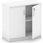 Mirelli, Kancelářská skříň 800 x 400 x 800 mm, bílá – Sleviste.cz