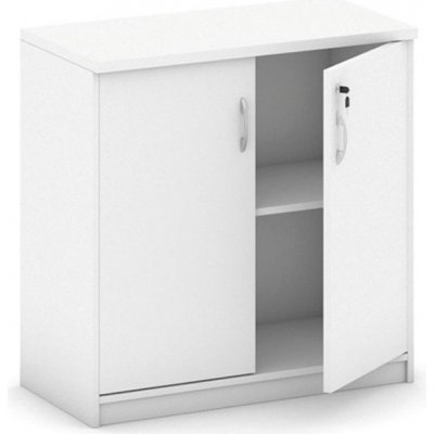 Mirelli, Kancelářská skříň 800 x 400 x 800 mm, bílá – Sleviste.cz