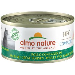 Almo Nature HFC Complete kuře se zelenými fazolkami 24 x 70 g