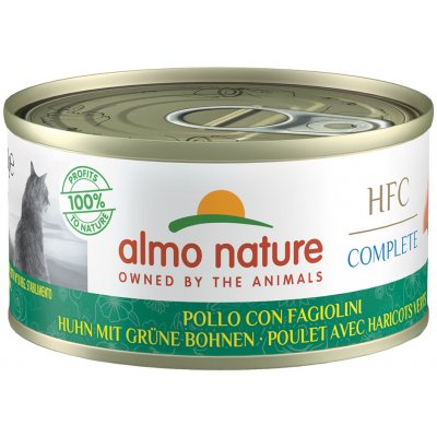 Almo Nature HFC Complete kuře se zelenými fazolkami 12 x 70 g
