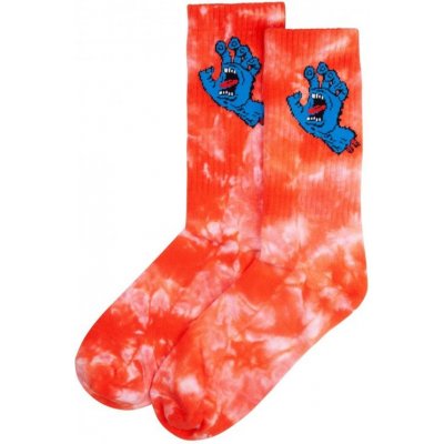 Santa Cruz ponožky Screaming Hand Tie Dye Sock Red Tie Dye – Zbozi.Blesk.cz