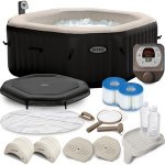 Intex Pure Spa Jet & Bubble Spa Deluxe Octagon 28454 – Hledejceny.cz